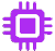 An icon of a computer chip.